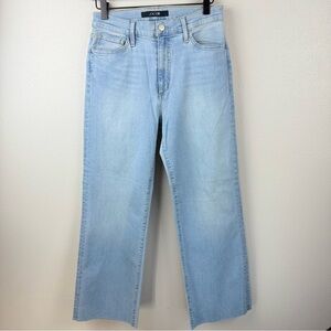 Joe's Jeans Pandora Wide Leg Crop High Rise Denim Jeans Women's Size 27‎